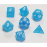 Set de 7 dés, idéal pour les jeux de rôle.