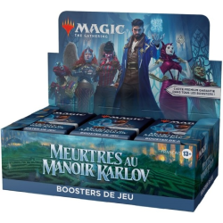 Acheter une boite de 36 Booster de jeu Magic Meurtres au Manoir Karlov