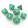 Set de 7 dés, idéal pour les jeux de rôle.