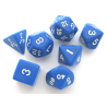 Set de 7 dés, idéal pour les jeux de rôle.