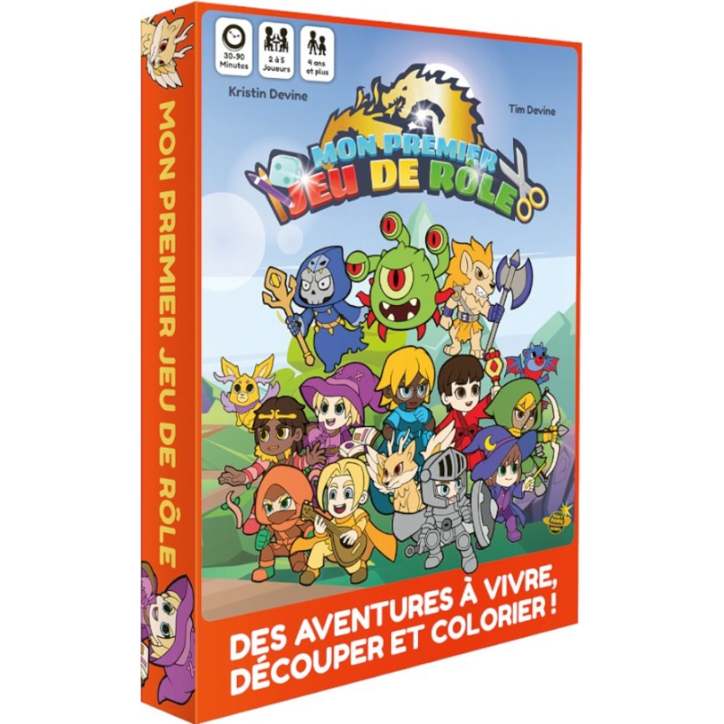 Acheter jeu de rôles Mon premier jeu de Rôle Une Aventure à Colorier
