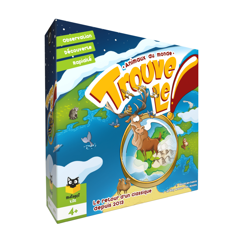 Acheter le jeu de société Trouve le animaux du monde matagot