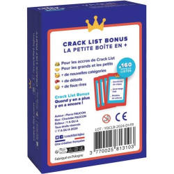 Acheter le jeu de société Crack List + Bonus 1