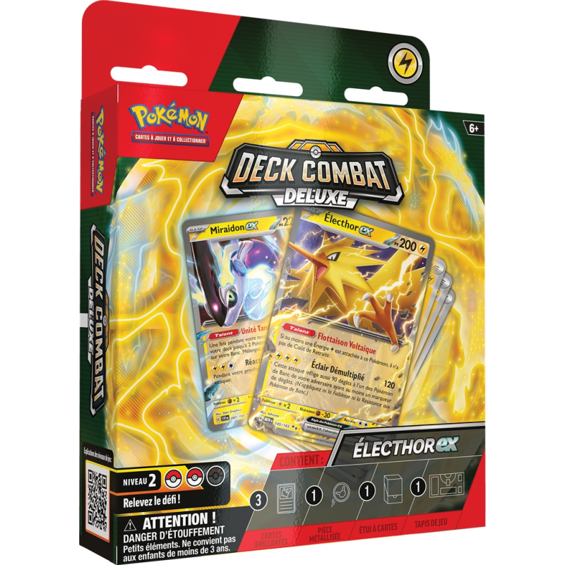Acheter un Deck de Combat- Deluxe Pokemon Electhor-EX