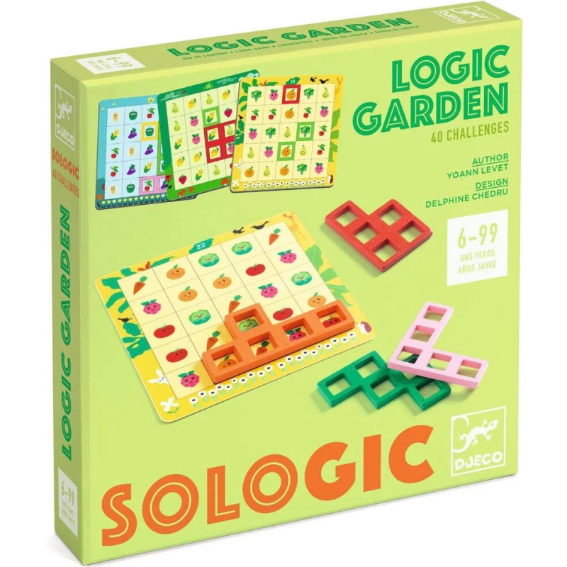 Acheter le jeu de société Sologic Logic Garden Djeco