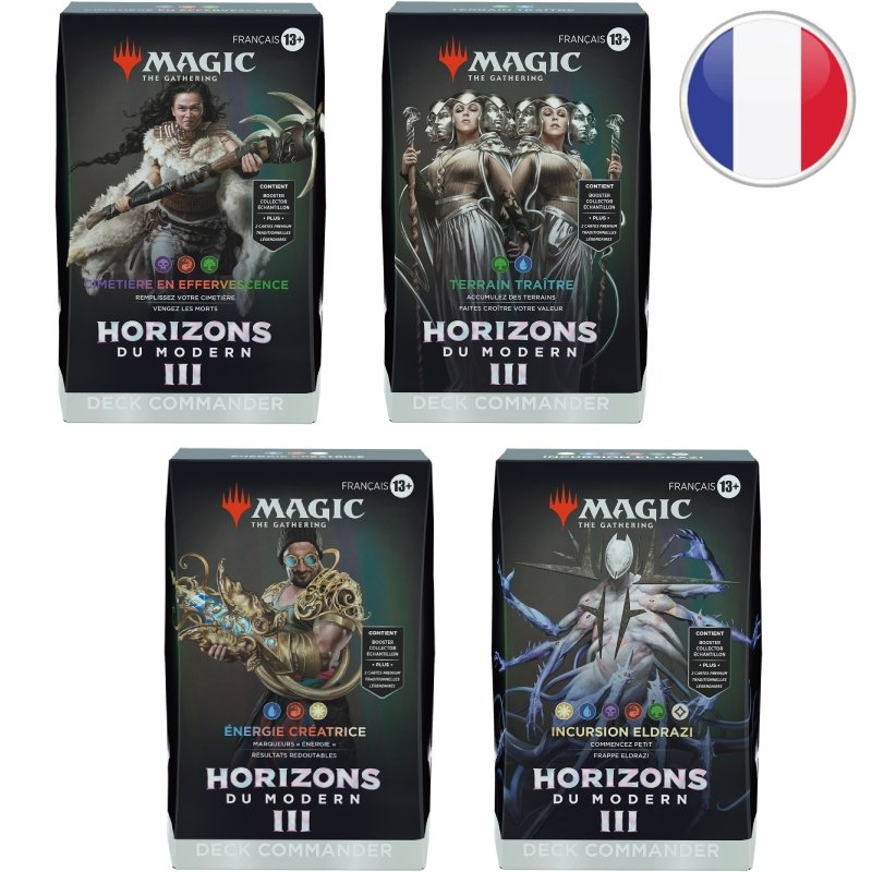 Acheter un lot de decks commander Magic Horizon du Modern 3
