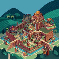 Acheter le jeu de société Les Architectes d'Amytis la boite de jeu.