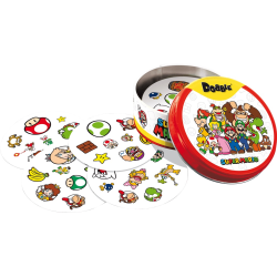 Retrouvez l'univers de super mario dans ce Dobble