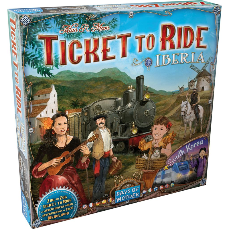 Acheter le jeu les aventuriers du rail ibéria & corée du sud Asmodee