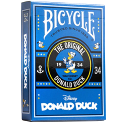 Jeu de 54 cartes Bicycle - Donald Duck