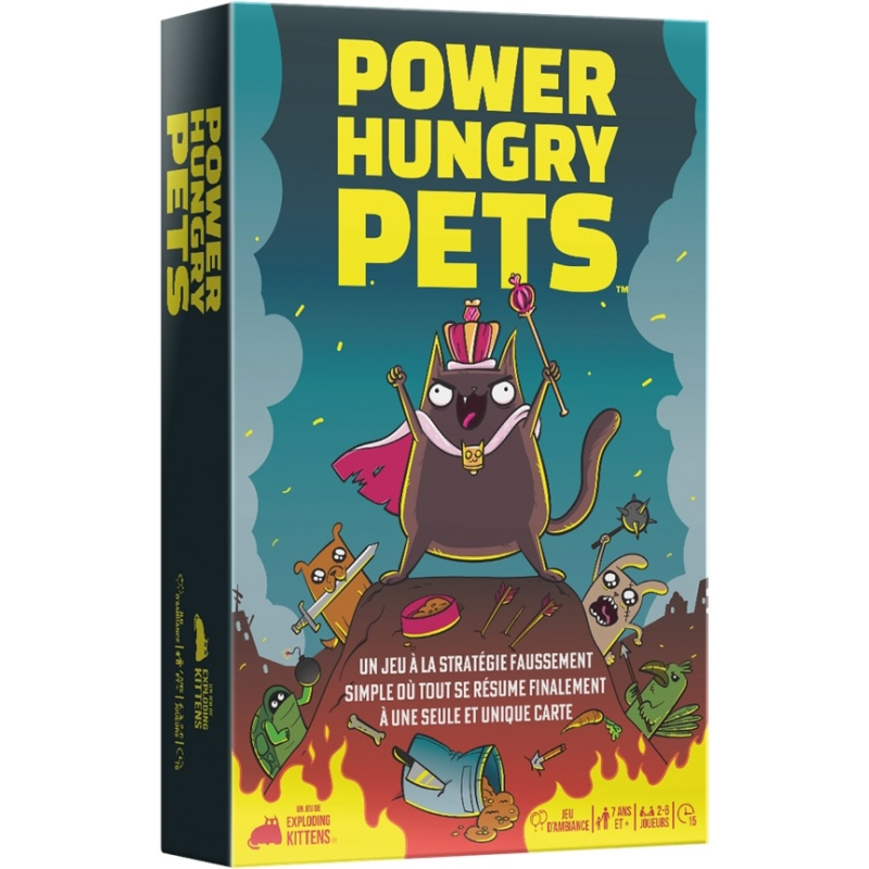 Acheter le jeu de société Power Hungry Pets exploding kittens