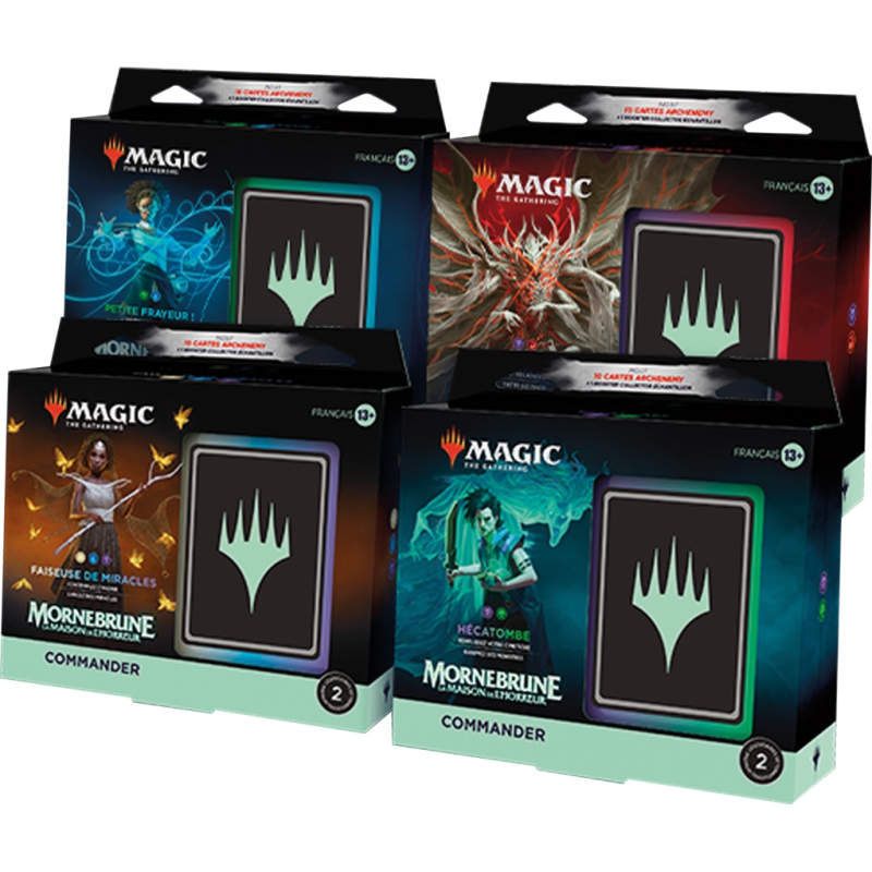 Acheter lot 4 decks commander Magic Mornebrune