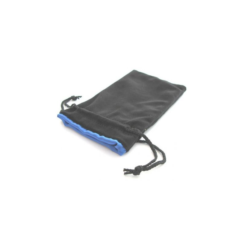 Bourse de dés - Grand Format - Velours noir/Satin