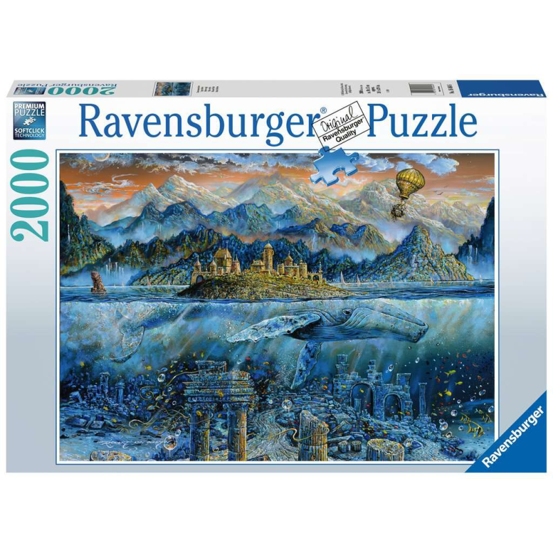 Puzzle Ravensburger 2000 pièces Sage Baleine