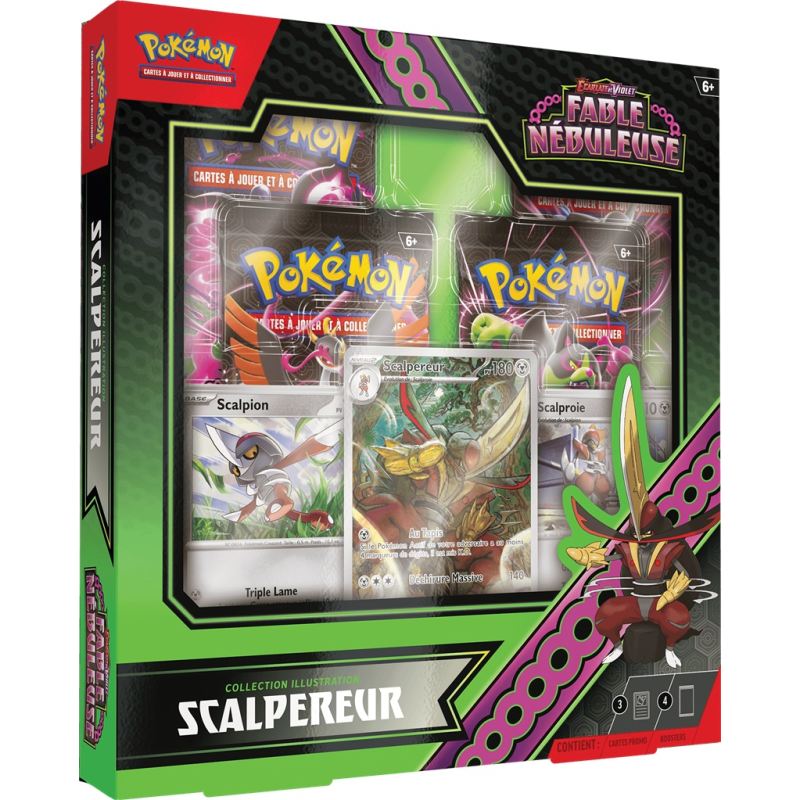 Acheter Pokémon - EV065 : COFFRET 4 BOOSTERS Fable nébuleuse