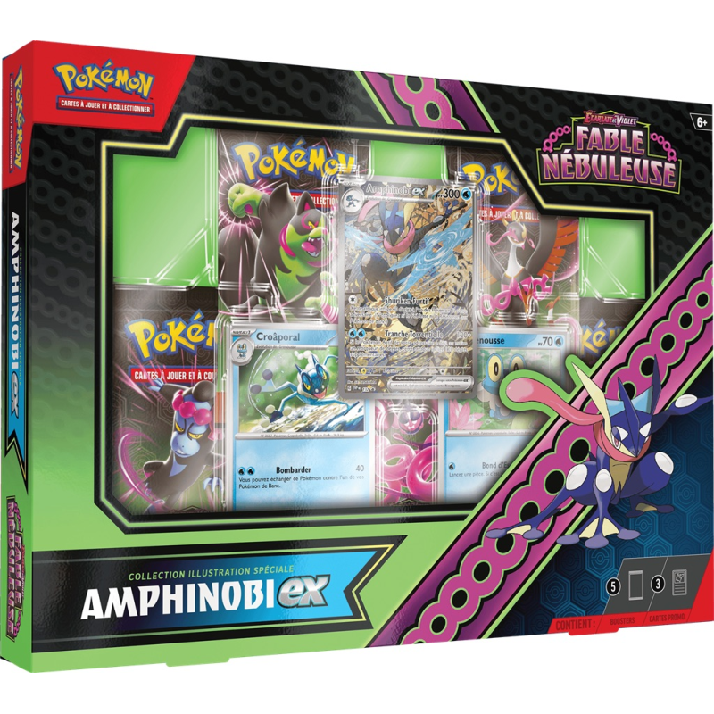 Acheter Pokémon - EV065 : COFFRET 5 BOOSTERS Fable nébuleuse