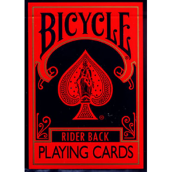 Jeu de 54 cartes bicycle Reverse Rouge et Noir