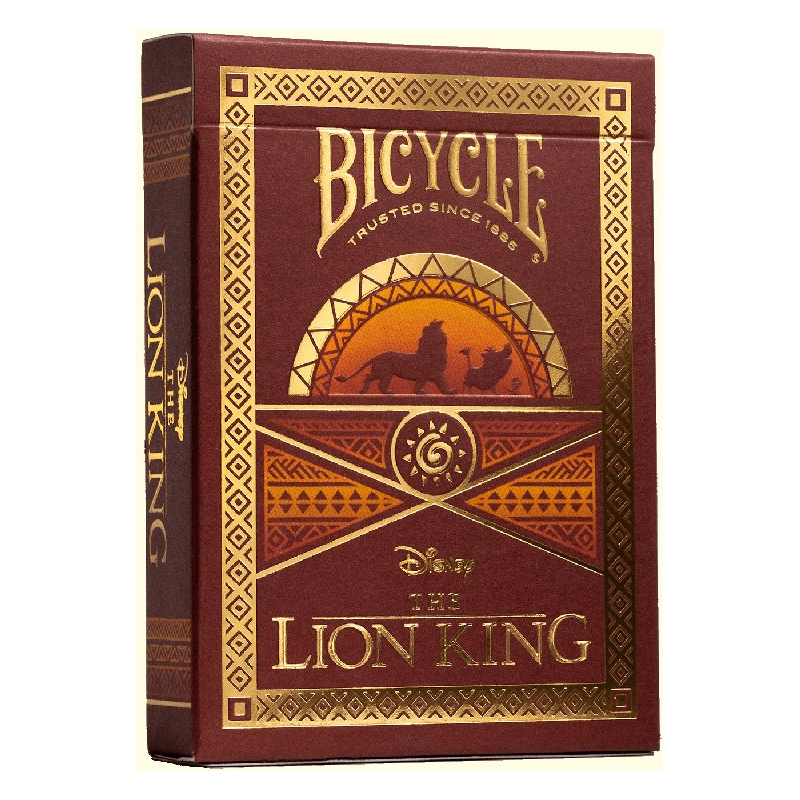 jeu de 54 cartes bicycle Disney Le Roi Lion