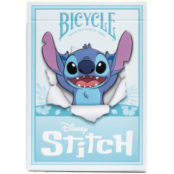 jeu de 54 cartes bicycle Disney Stitch