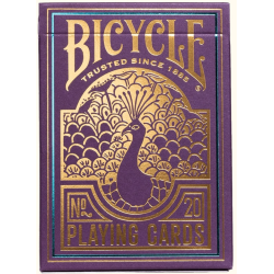 jeu de 54 cartes bicycle Peacock Violet 01
