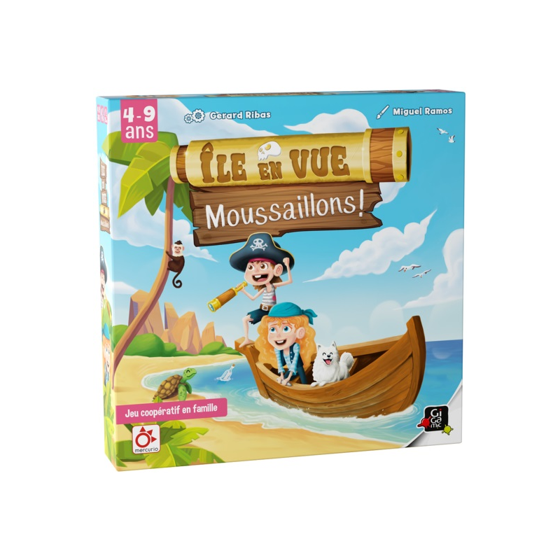 Acheter le jeu de société Île en Vue Moussaillons ! Gigamic