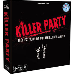 Killer party est un jeu d'ambiance comportant de nombreux défis.