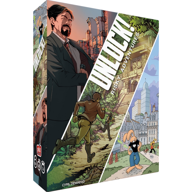 Acheter le jeu de société d'escape Game Unlock 13 Risky Adventures
