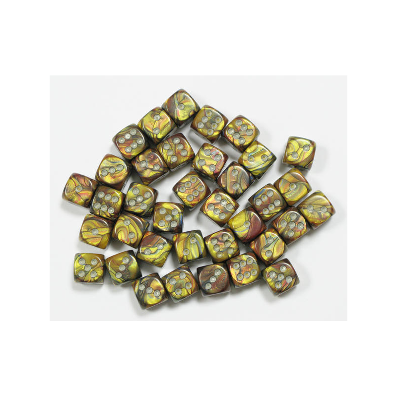 Set de 36 dés - Lustrous Or/Argent