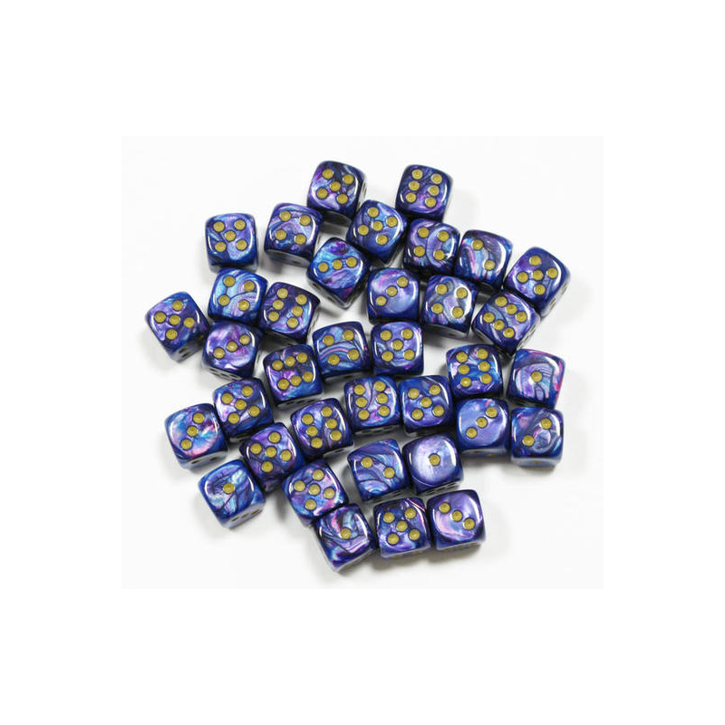 Set de 36 dés - Lustrous Violet/Or