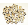 Set de 36 dés - Marble Ivoire/Noir