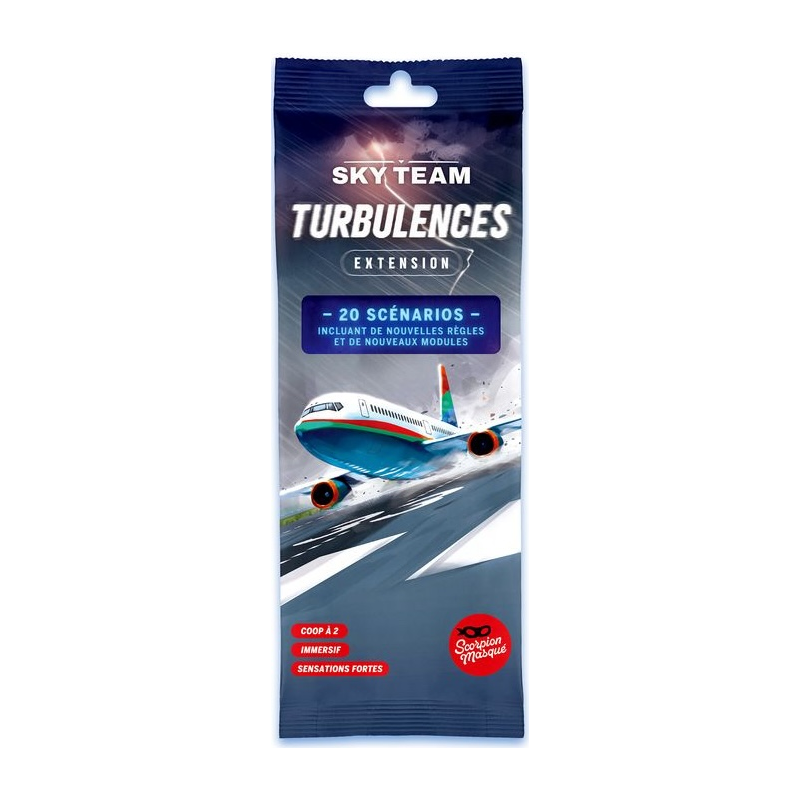 Acheter jeu de société Sky Team extension Turbulences Scorpion Masqué