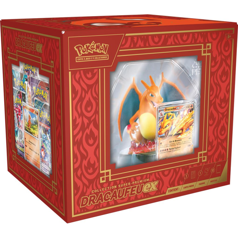Acheter un coffret Pokémon découverte Dracaufeu Super Premium