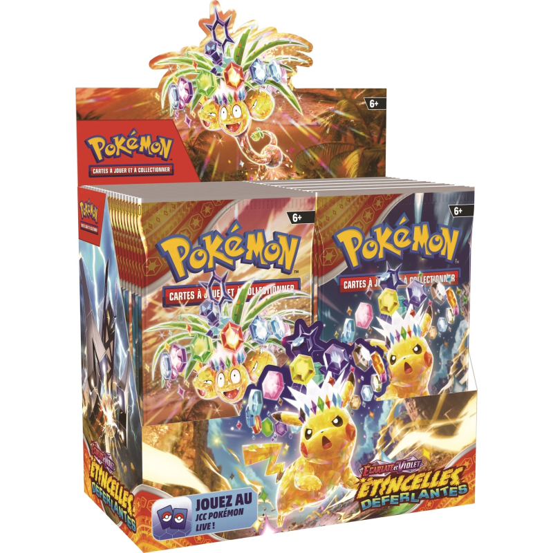 Acheter Pokemon Display Boosters EV08 Étincelles Déferlantes