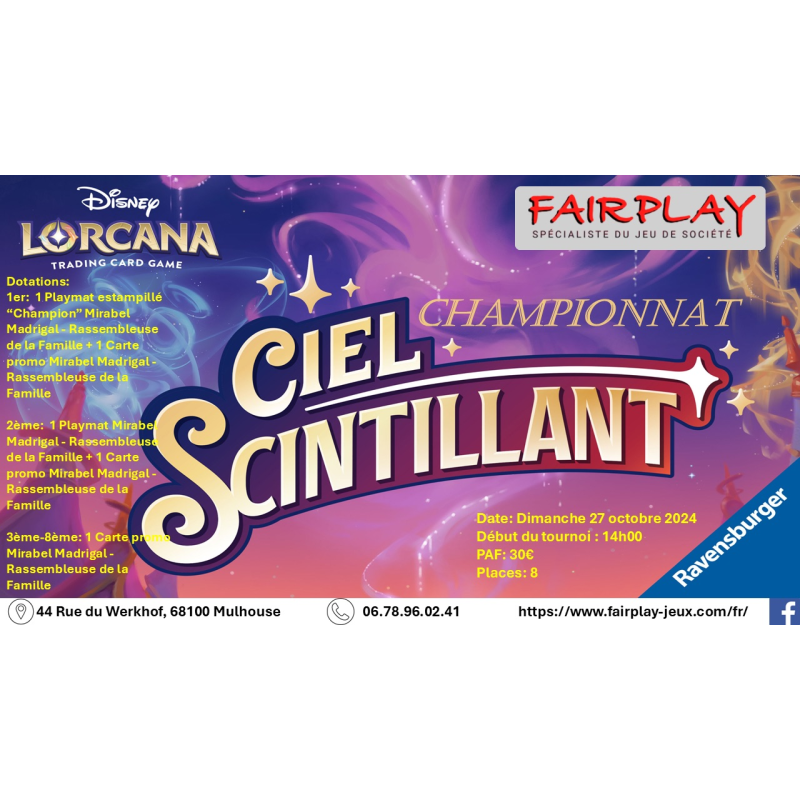 tournois lorcana Ciel Scintillant