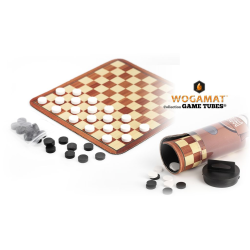 Jeu de dames Françaises et jeu du Moulin de voyage