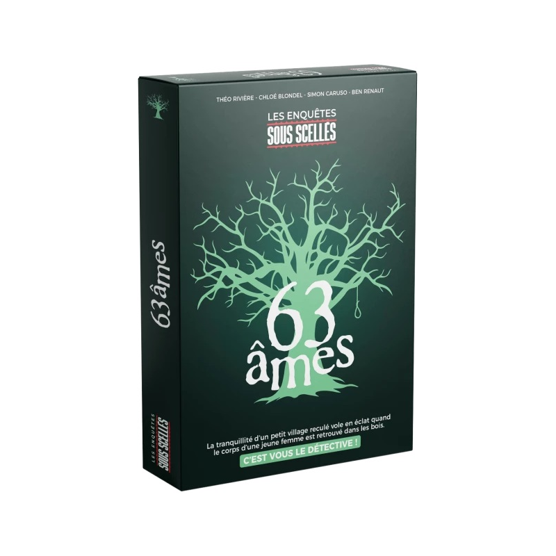 Acheter le jeu d'enquête sous scellé 63 âmes Enigami