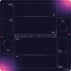 Tapis de cartes Ultra Pro de 60x60 cm Learn to Play 2 Player Battlemat