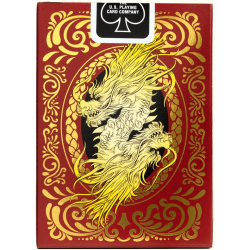 Jeu de 54 cartes Dragon Red