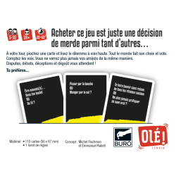 Acheter le jeu de société Dilemme de Merde Olé Studio