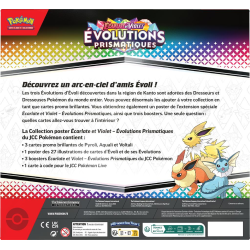 Acheter un Coffret Poster Pokemon Evolutions prismatiques EV8.5