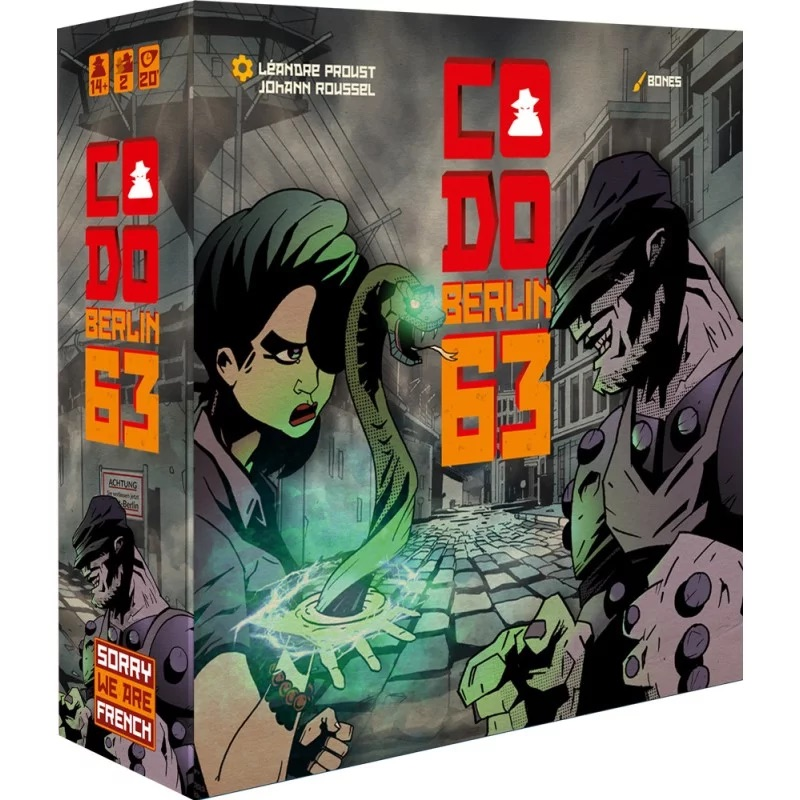 Acheter le jeu de société CODO Berlin 63 Sorry we are French