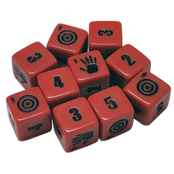 Acheter le jeu de rôles the walking dead Set de dés de Stress