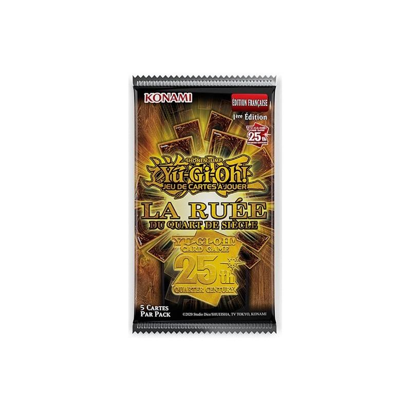 Acheter un booster de cartes Yu-gi-oh ! La Ruée du Quart de Siècle