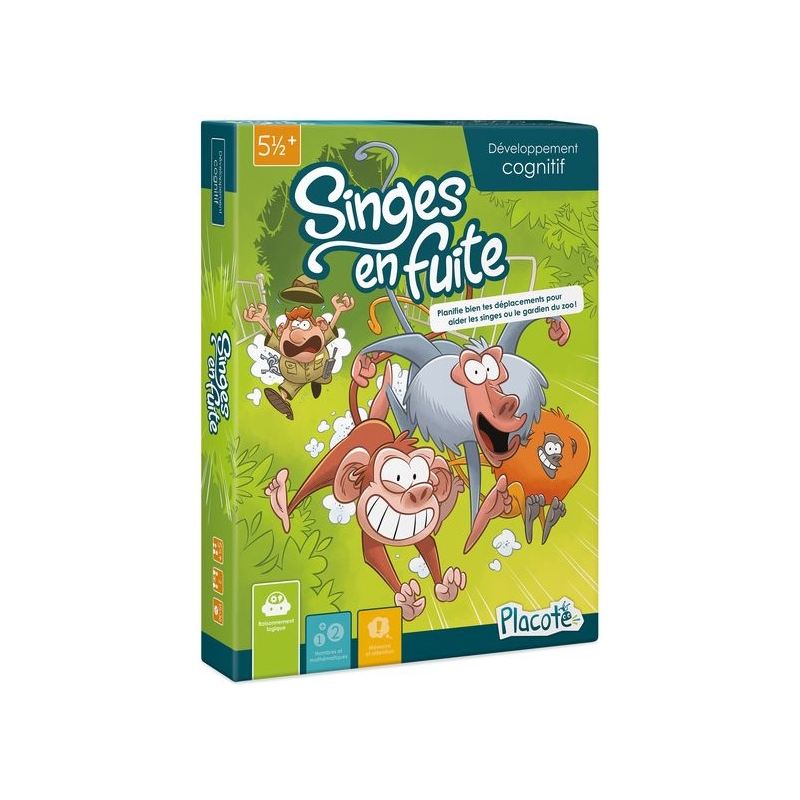 Acheter le jeu de société Singes en Fuite Placote