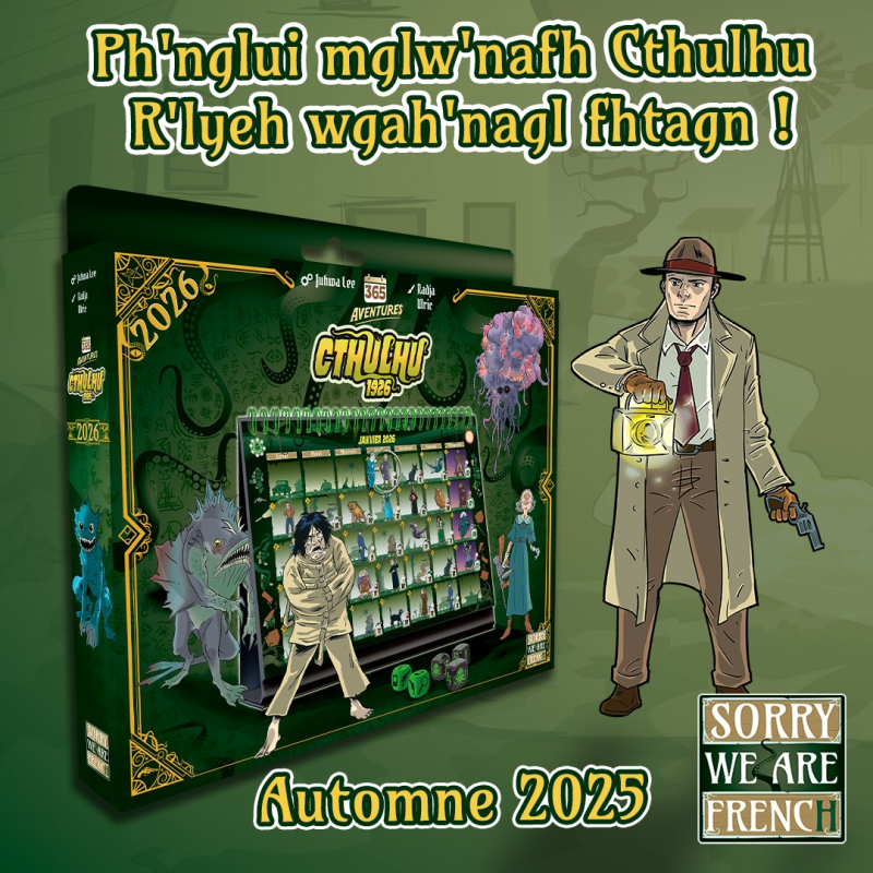 Acheter le jeu de société 365 Aventures - Cthulhu 1926 Calendrier 2026