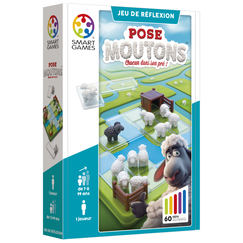 Pose Moutons est un Casse-tête de la marque Smart Games