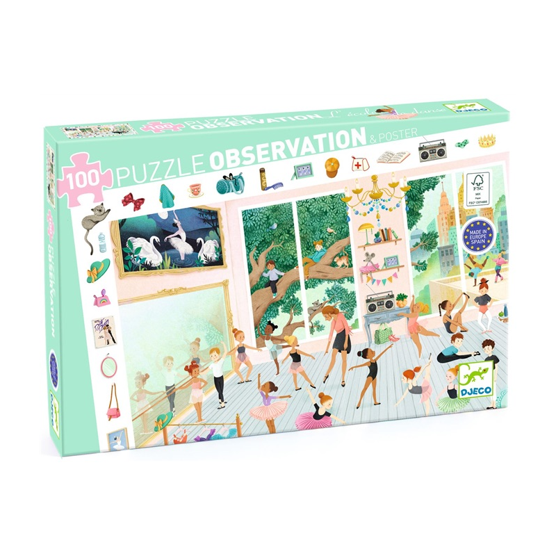 Acheter puzzle Djeco Observation L'école de Danse
