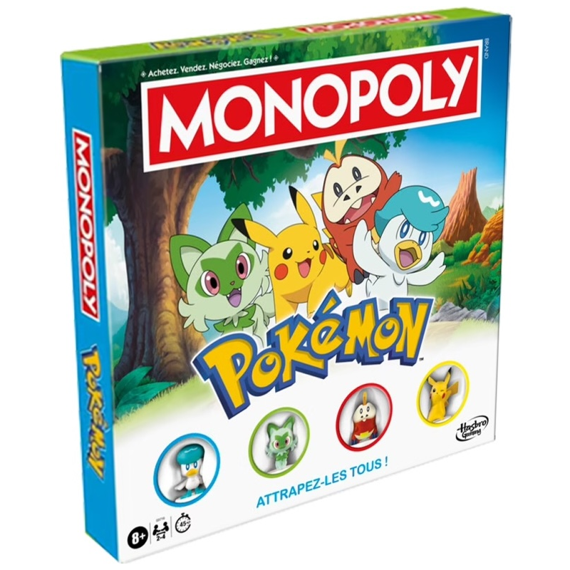Acheter le jeu de société Monopoly Pokémon