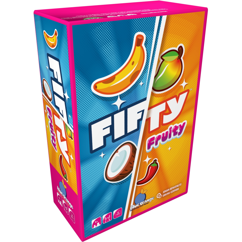 Achetez le jeu de société Fifty Fruity Blue Orange