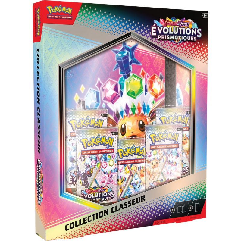 Acheter un Coffret portfolio Pokemon Evolutions prismatiques EV8.5